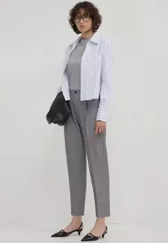 Блузка на пуговицах RAYURES Calliope, белый