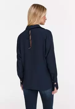 Блузка на пуговицах READY TO WEAR Taranko, синий