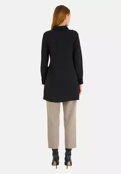 Блузка на пуговицах REFKA CASUAL Modanisa, черный