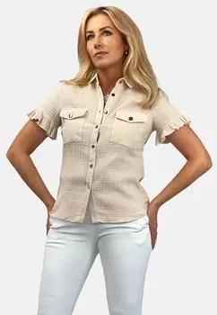 Блузка на пуговицах REGINA FASHION, цвет Nude