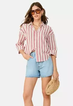 Блузка на пуговицах REGULAR FIT Friends Like These, светло-красный