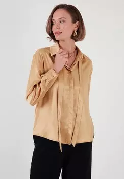 Блузка на пуговицах REGULAR FIT LELA, золотой