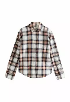 Блузка на пуговицах REGULAR FIT - LONG SLEEVE Next, синий