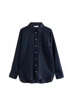 Блузка на пуговицах REGULAR FIT Next, синий