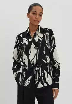 Блузка на пуговицах REGULAR FIT someday., черный