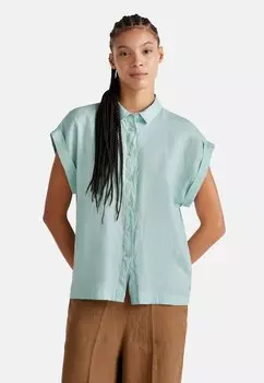 Блузка на пуговицах REGULAR FIT United Colors of Benetton, зеленый