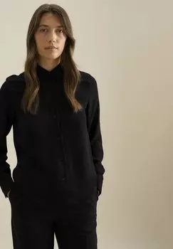 Блузка на пуговицах REGULAR Seidensticker, черный