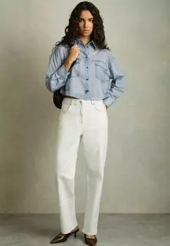 Блузка на пуговицах Reiss, синий