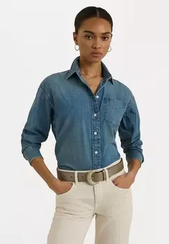 Блузка на пуговицах RELAXED FIT DENIM SHIRT Ralph Lauren, цвет Autumn Blue Wash