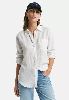 Блузка на пуговицах RELAXED FIT GANT, белый