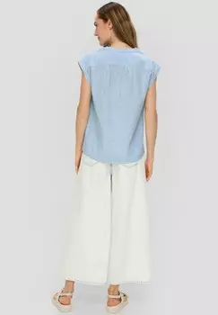 Блузка на пуговицах RELAXED FIT s.Oliver, синий