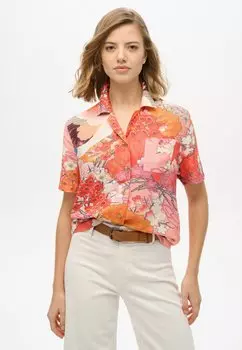 Блузка на пуговицах RESORT Superdry, розовый