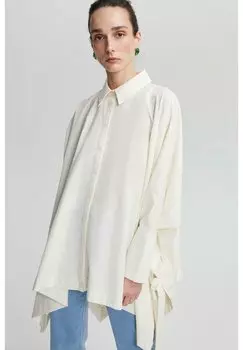 Блузка на пуговицах RIBBON DETAILED OVERSIZE Touch Priv, белый