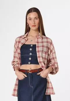 Блузка на пуговицах Rodier, красный