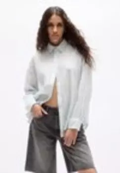 Блузка на пуговицах RUSTIC OVERSIZE Pull&Bear, бежевый