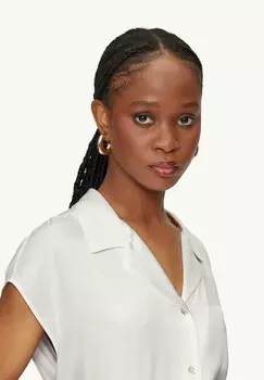 Блузка на пуговицах s.Oliver BLACK LABEL, кремовый