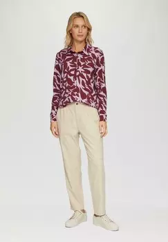 Блузка на пуговицах s.Oliver, темно-красный