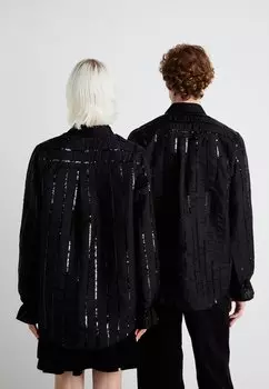 Блузка на пуговицах SALLE SEQUIN UNISEX Sister Jane, черный