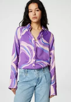 Блузка на пуговицах SALMA BLOUSE Fabienne Chapot, фиолетовый