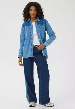 Блузка на пуговицах SANDRA Kaffe, деним