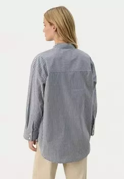 Блузка на пуговицах SAVANNAPW Part Two, темно-синий