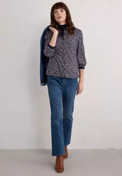 Блузка на пуговицах Seasalt Cornwall, темно-синий деним