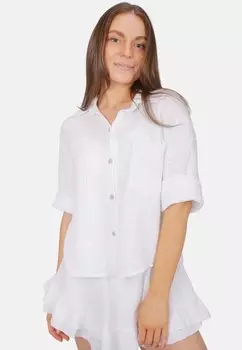 Блузка на пуговицах Seasons of April, белый