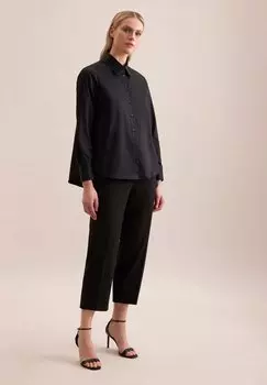 Блузка на пуговицах Seidensticker, черный