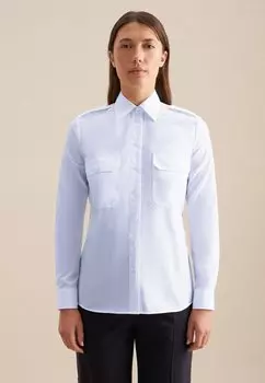 Блузка на пуговицах Seidensticker, светло-голубой