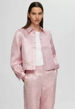 Блузка на пуговицах Selected Femme, розовый