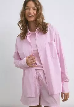 Блузка на пуговицах Self., розовый