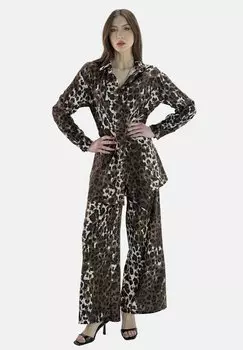 Блузка на пуговицах SET - Trousers Elara, коричневый