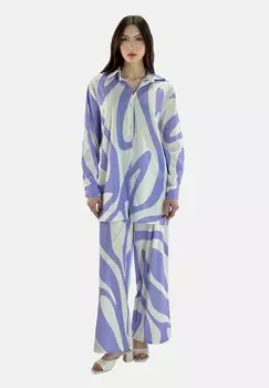 Блузка на пуговицах SET - Trousers Elara, сиреневый