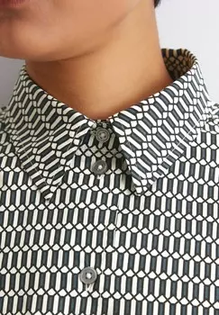 Блузка на пуговицах SHAPE TOUCH Marc O'Polo, черный