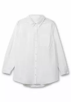 Блузка на пуговицах Sheego, кремовый