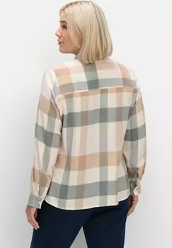 Блузка на пуговицах Sheego, светло-розовый