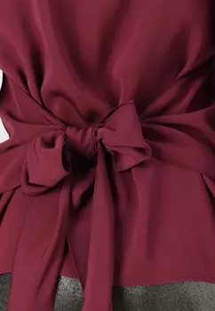 Блузка на пуговицах SHIRT Patrizia Pepe, Бордо