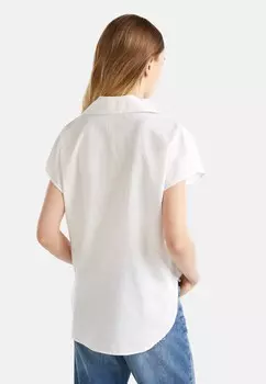 Блузка на пуговицах SHORT SLEEVE United Colors of Benetton, кремовый