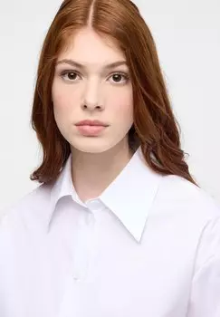 Блузка на пуговицах SIGNATURE Eterna, белый