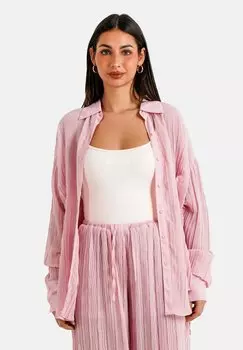 Блузка на пуговицах Sixth June, розовый