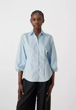 Блузка на пуговицах SLFELISE Selected, светло-голубой