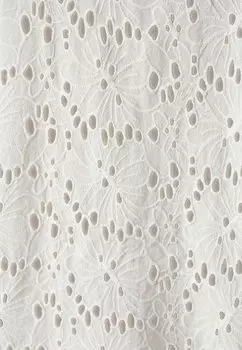 Блузка на пуговицах Slfsonora Broderi Selected, белоснежная