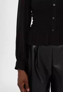 Блузка на пуговицах SMOCK SHIRT MICHAEL Michael Kors, черный