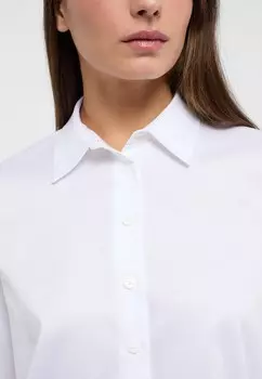 Блузка на пуговицах SOFT LUXURY SHIRT LOOSE FIT Eterna, белый