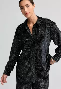 Блузка на пуговицах SPARKLE Next, черный