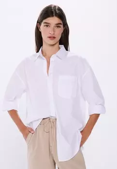 Блузка на пуговицах Springfield, белый