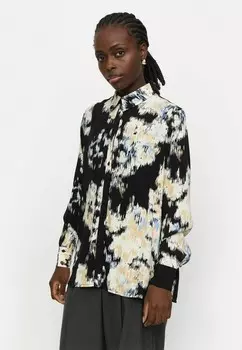 Блузка на пуговицах SRGINA Soft Rebels, черный