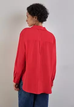 Блузка на пуговицах Street One, красный