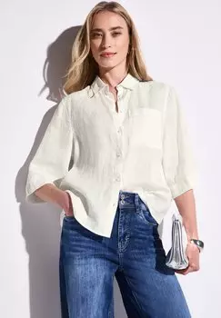 Блузка на пуговицах Street One, кремовый