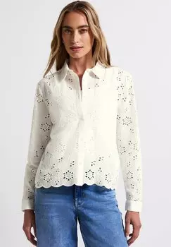 Блузка на пуговицах Street One, кремовый